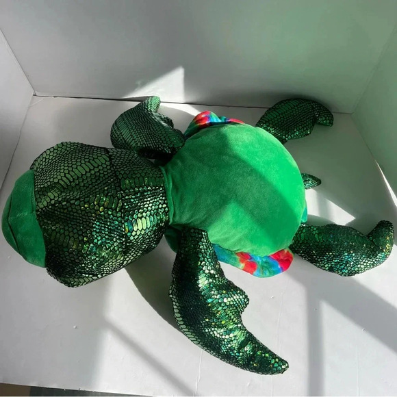 Caravan Soft Toys Tie Dye  Shell Turtle 22” - Picture 9 of 13
